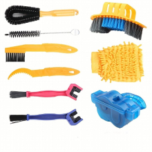 8pcs set Bicycle Chain Washer Bicycle Accessories Set Cleaner Maintenance Tool Bicycle Cleaning Kit Bicycle Chain Cleaning Scrubber Brush Set Mountain