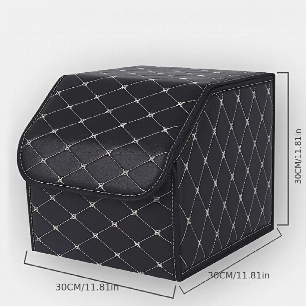 1Pc Car Trunk Storage Box Collapsible Auto Cargo Storage Container Toys Food Storage Organizer Box Car Stowing Tidying Automotive Accessories Car Acce Multicoloured 885681068712