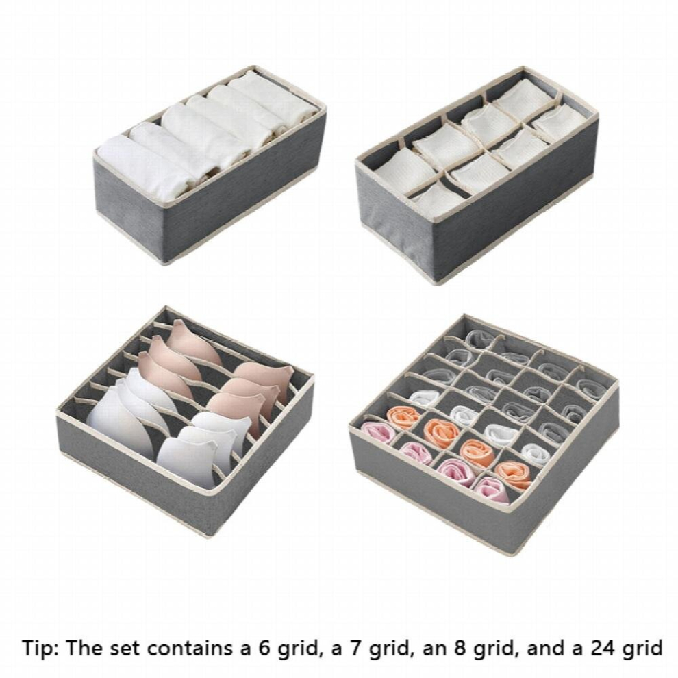 Organize Your Wardrobe with These 4pcs Closet Organizers Perfect for Socks Underwear and Bras-image-OPC-PD8SWBT-NEW