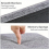 1pcs Grey Folding Storage Ottoman Pouffe Makeup Seat Foot Stool Storage Box Foot Stool 10