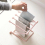 1pc Foldable Plastic Towel Rack Kitchen Shelf Storage Sink Rag Rack Standing Countertop Foldable Rag Rack 4