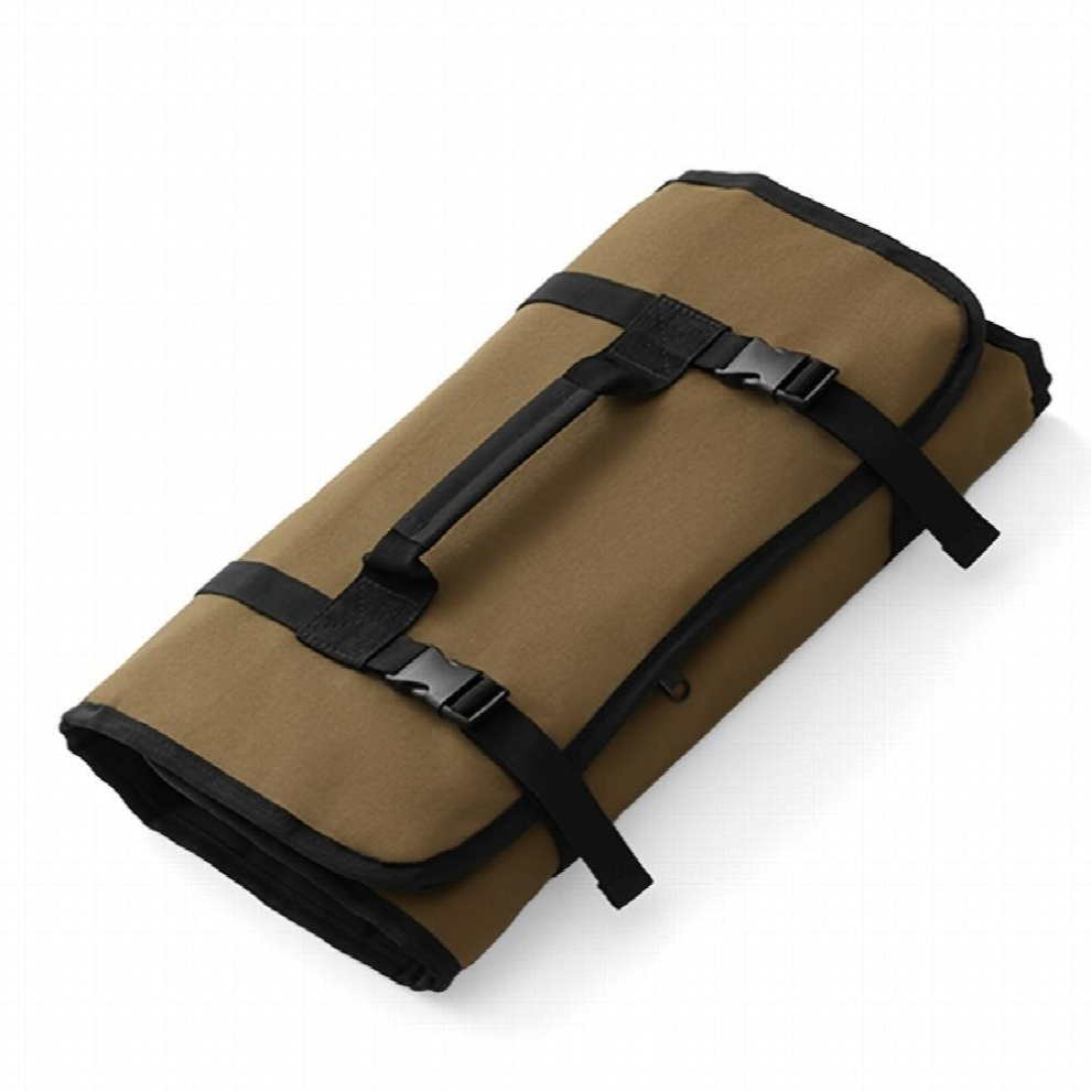 1Pc 24 Pockets Tool Bag Portable Purpose Tool Reel Storage Bag Screwdriver Wrench Reel Organizer Paintbrush Tool Roll Up Storage Bag Carving Organizer 885681074768