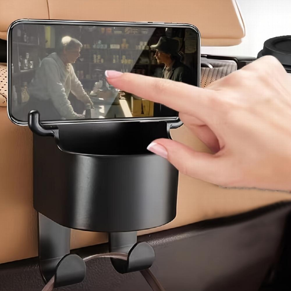1 2Pcs Car Multifunctional Hook Car Water Cup Holder Car Seat Back Storage Hook Car Mobile Phone Holder Drink Fixed Holder Rack Car Interior Supplies Multicoloured 885681074614