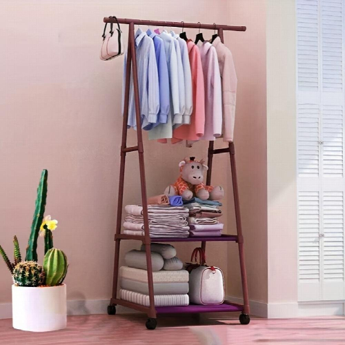 1pc Coat Rack Movable Coat Rack Triangle Coat Rack 2