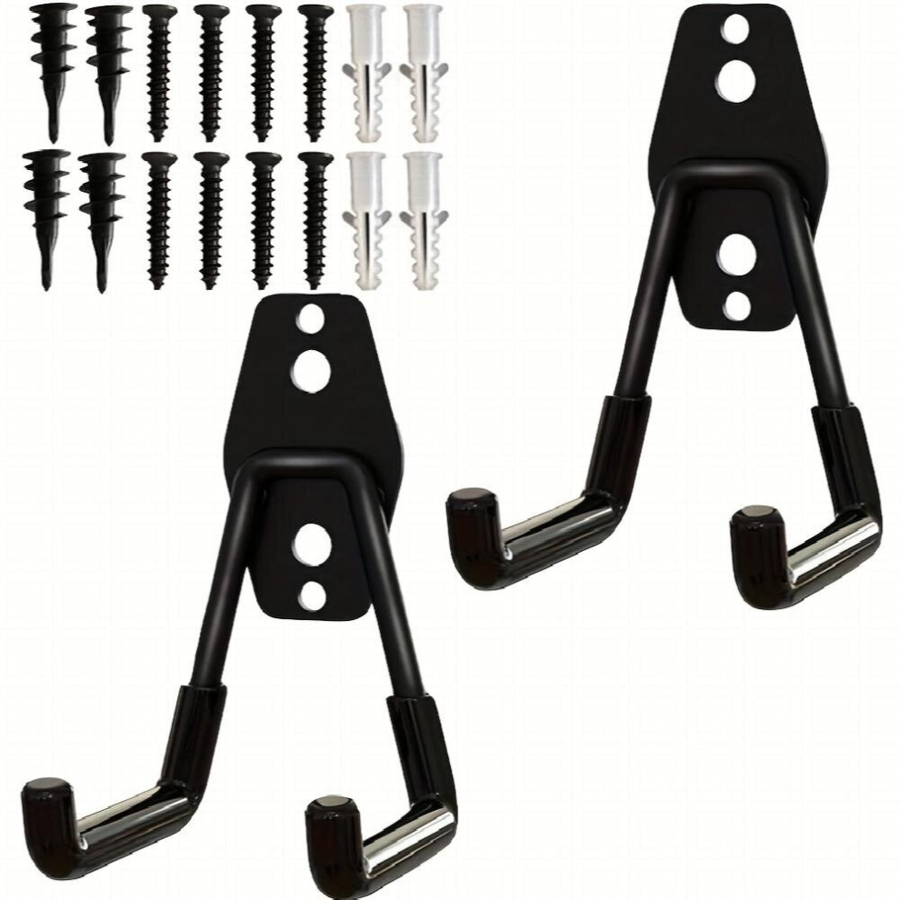 2Sets Garage Utility Storage Hooks Wall Mount Hanging Hooks With Screws Steel U Hooks Tool Organizer Holder Garage Supplies Garage Organization And St 885681078230