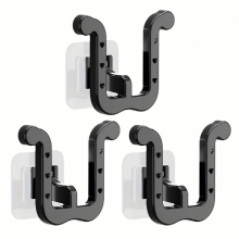 3pcs Wall Mounted Slipper Rack Wall Hanging No Drilling Shoe Rack Self Adhesive Foldable Shoe Rack Household Space Saving Organizer For Bathroom Bedro