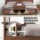 2 Pack Adjustable Threaded Bed Frame Anti Shake Tool Headboard Stoppers Fixer Bed Frame Anti Shake Tool Bedside Anti Shake Tool For Beds Cabinets Sofa 12