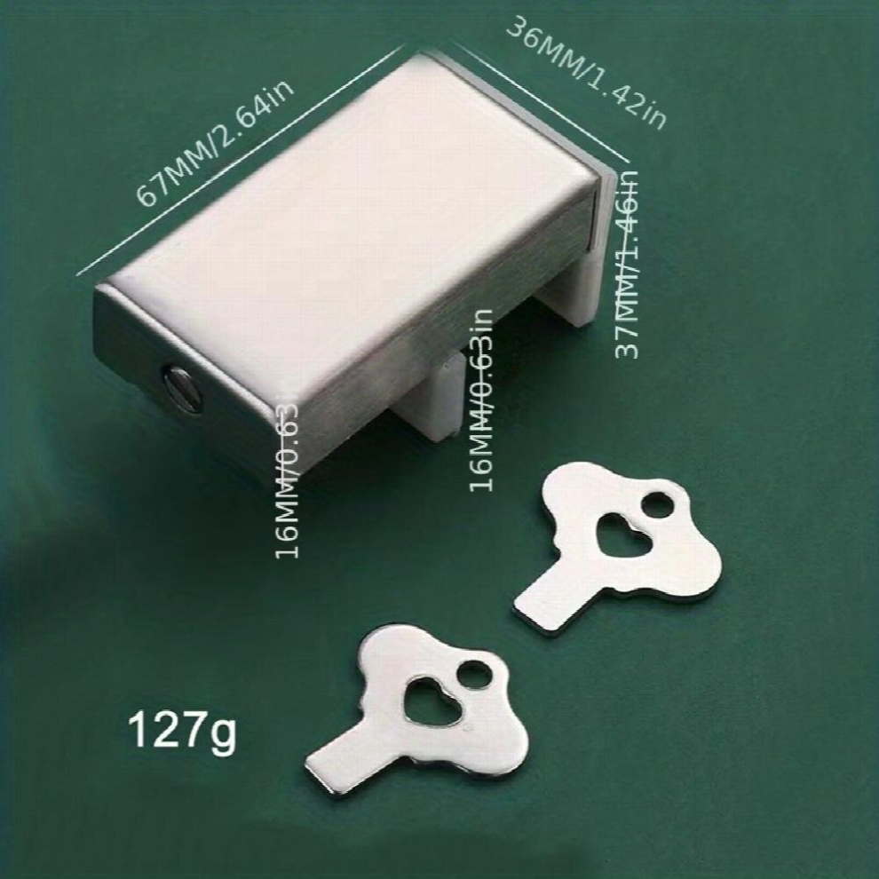1Pc Stainless Steel Window Lock Limiter No Drilling Door And Window Lock Sliding Door Lock Child Protection Safety Lock Anti Theft Window Limit Device 885681081223