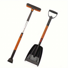 1 Set purpose Snow Shovel Snow Cleaning Tool For Car Window Glass Car Defrosting Brush Snow Scraper Snow Shovel Set Garage Supplies Car Accessories