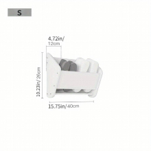1pc Bathroom Slipper Rack Wall Mounted No Punching Dormitory Indoor Door Shoe Rack Bathroom Slipper Storage Device