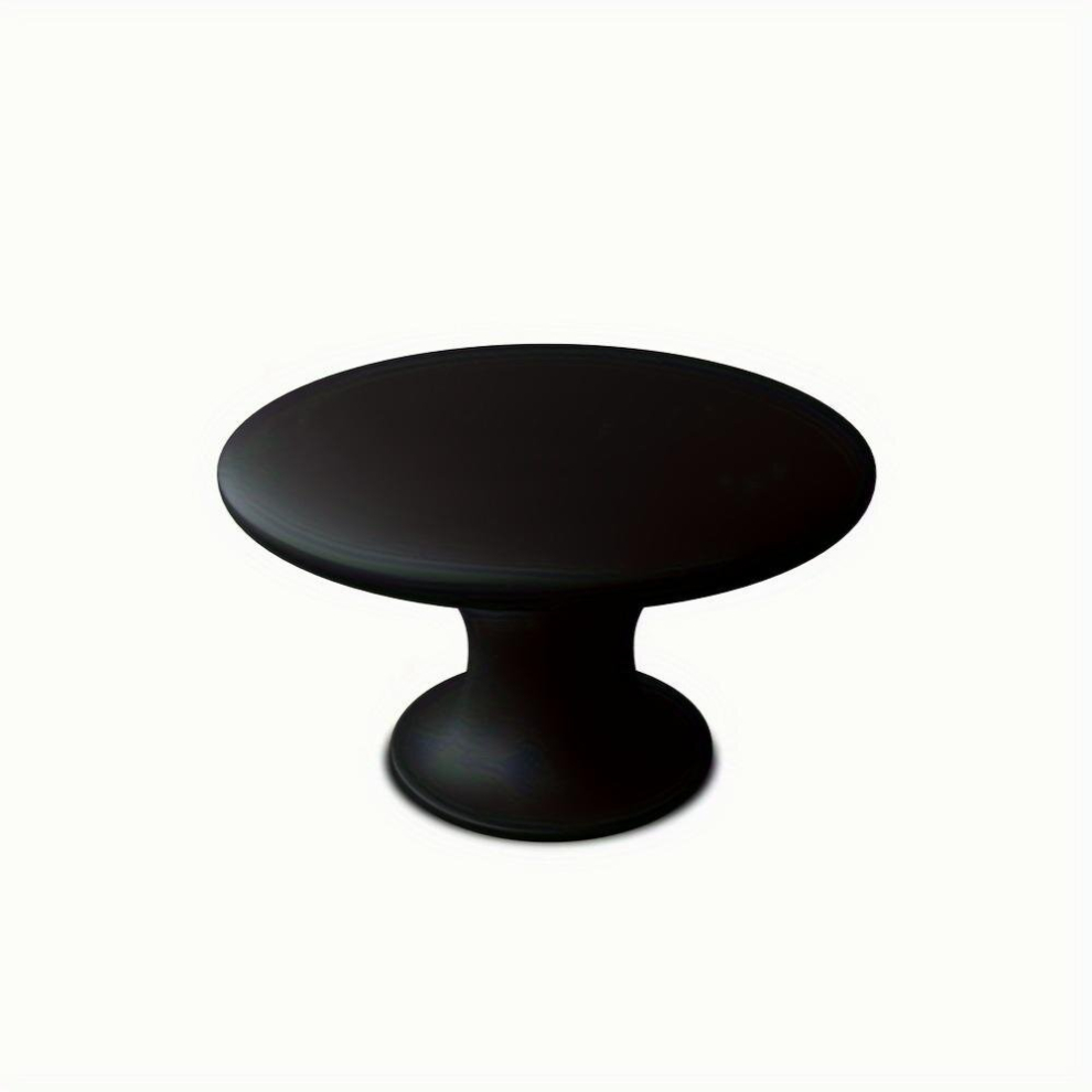 1Pc Punching Handle Round Mushroom Single Hole Handle Plastic Drawer Wardrobe Cabinet Door Handle 885681083005