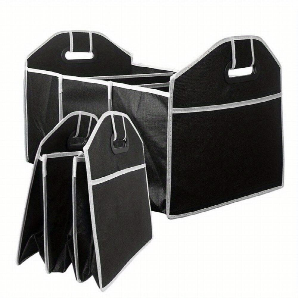 2Pcs Car Trunk Storage Bag Foldable Cargo Storage Box For Car And Trunk Car Accessories Car Organization And Storage Supplies Multicoloured 885681083531