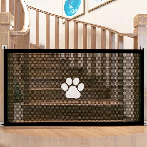 1pc Portable Folding Pet Isolation Net Household Punch Safe Protective Net 1