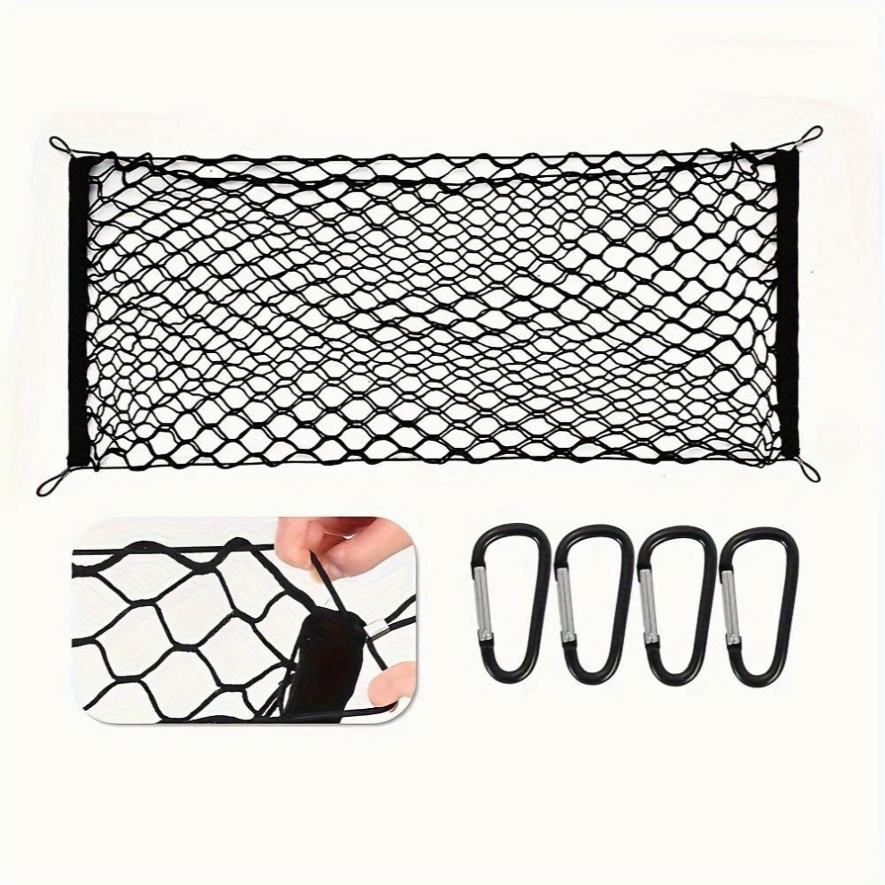 1Pc Truck Elastic Net Car Truck Elastic Net Luggage Net Cargo Fixed Car Net Car Interior Supplies Car Accessories Multicoloured 885681087881