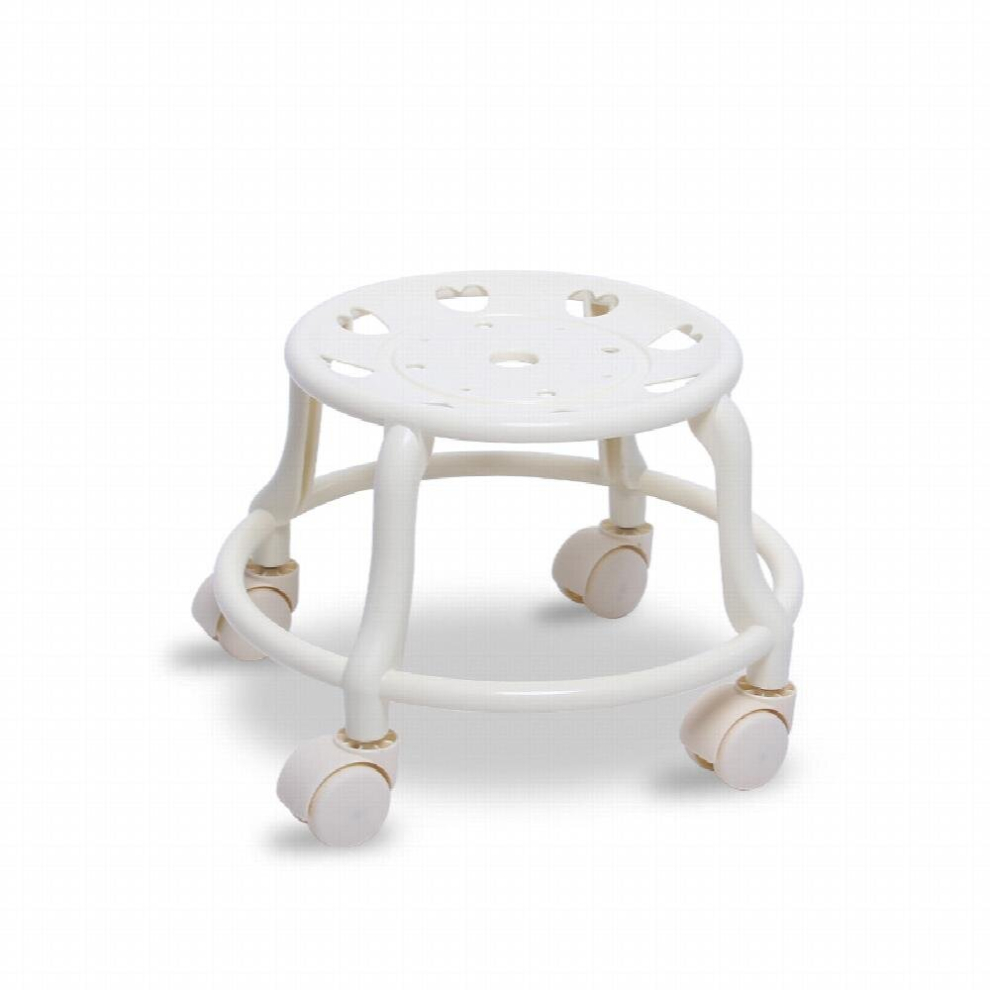 1pc Small Round Rolling Stool Small Stool With Swivel Caster Toddler Stool Household Lazy Stool With Wheels Home Furniture-image-OPC-PD8T58G-NEW