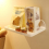 1pc Foldable Wall mounted Rack Bathroom Punch Plastic Shelf Household Organizer 6