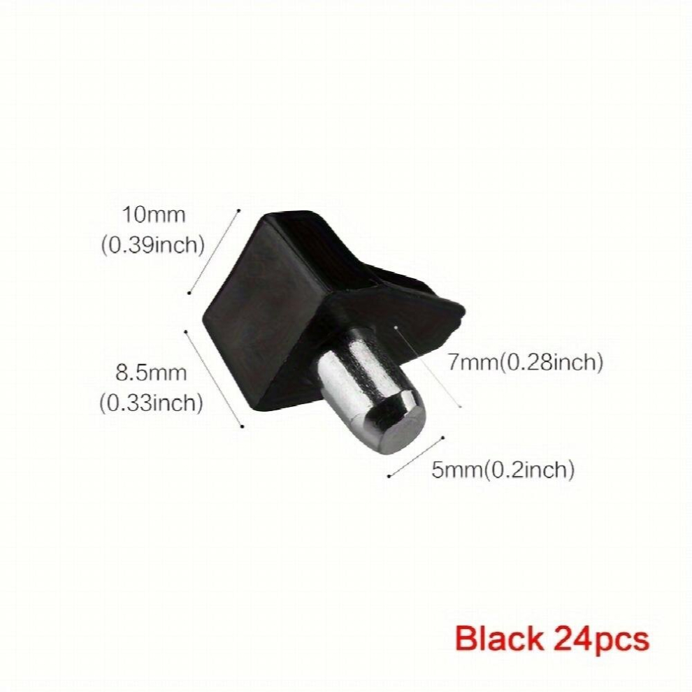 24 48 96Pcs Cabinet Shelf Pegs Kitchen Shelf Clips Bracket Support Pegs For Cupboard Closet Bookshelf Bookcase Household Storage And Organization For 885681097606