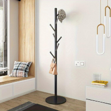 1pc Iron Craft Coat Rack Multifunctional Hanging Clothes Rack Creative Clothes Rack Bedroom Home Modern Coat Rack
