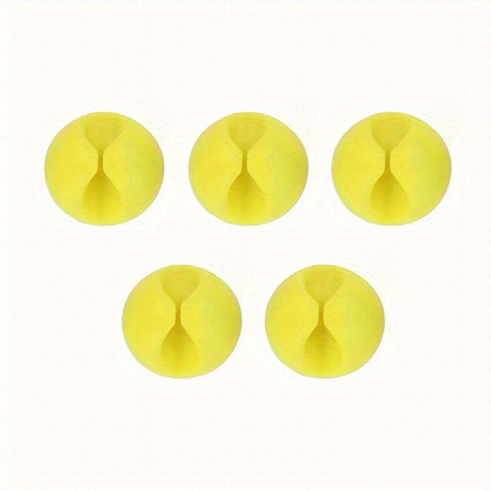 5Pcs Adhesive Charging Cable Holder Cable Management Cord Clip For Home Office Car Desktop Nightstand Cable Cord Organizer Suitable For Bedroom Living 885681085016