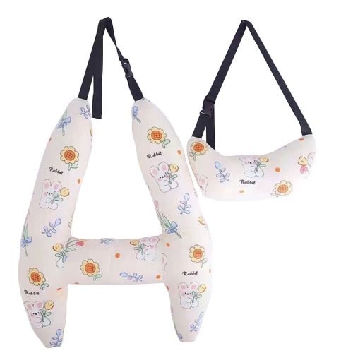 (D) H-Shape-Car Sleeping Head Support, H-Shape Car Pillow,Travel Pillows for Kid