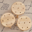 1pc Solid Wood Shoe Changing Stool Biscuit Shape Small Stool Outdoor Removable Small Stool Porch Stool 9