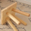 1pc Solid Wood Shoe Changing Stool Biscuit Shape Small Stool Outdoor Removable Small Stool Porch Stool 6