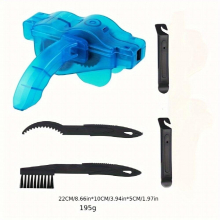 5pcs set Bicycle Cleaning Chain Tool Set Bicycle Small Brush Chain Washer Cleaning Combination Cleaning Brush Toggle Gear Crowbar Garage Supplies