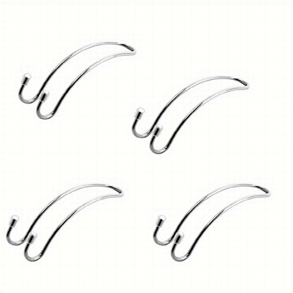 1 4Pcs Car Seat Hook Auto Hidden Backseat Headrest Hanger Handbag Shopping Bag Coat Storage Hook Organizer Hook Car Accessories Multicoloured 885681088697