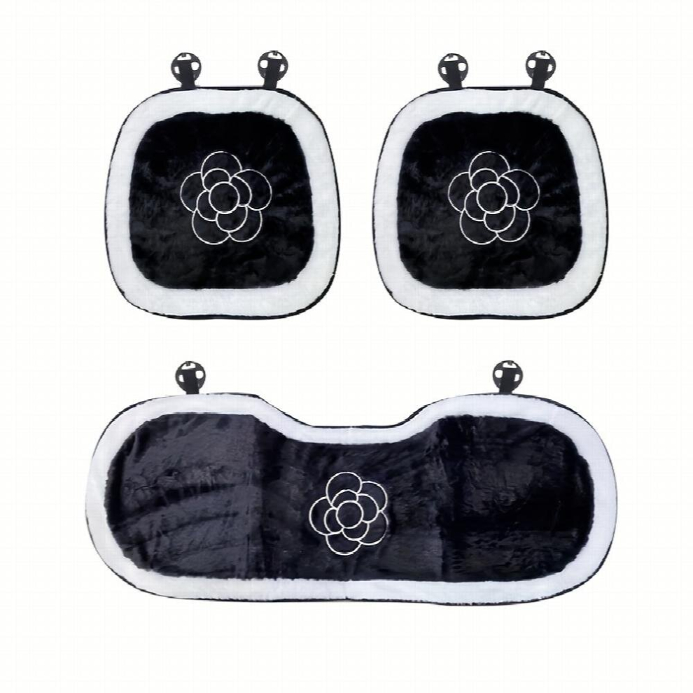 1Set Car Seat Cushion Winter Warm Plush Seat Cushion Nonslip Universal Seat Cushion 1Pcthree Seat 2Pcs Single Seat Car Interior Accessories Car Suppli Multicoloured 885681099983