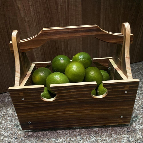 1pc Wooden Outdoor Folding Picnic Basket Table Wooden Folding Picnic