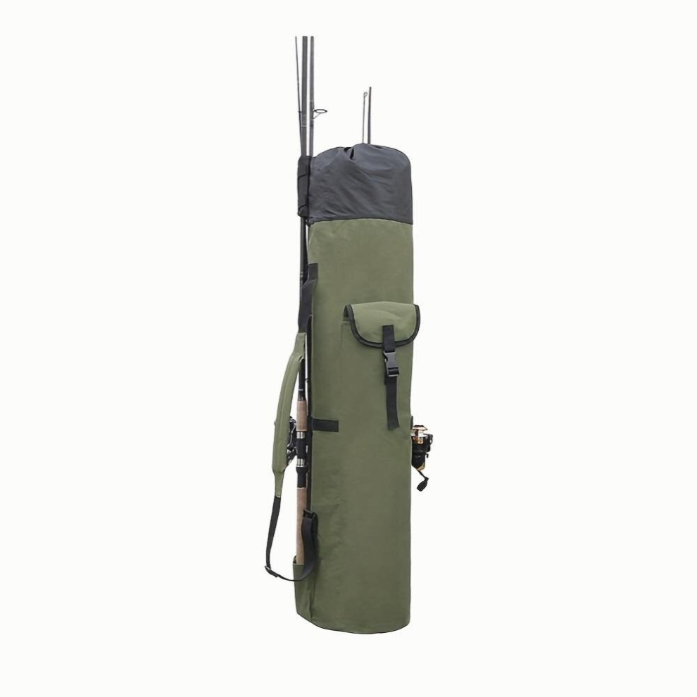 1pc Cylindrical Fishing Bags Fishing Rod Bag Portable Folding Fishing Rod Reel Bag Fishing Rod Gear Fishing Tool Bag Car Accessories-image-OPC-PD8T6PM-NEW