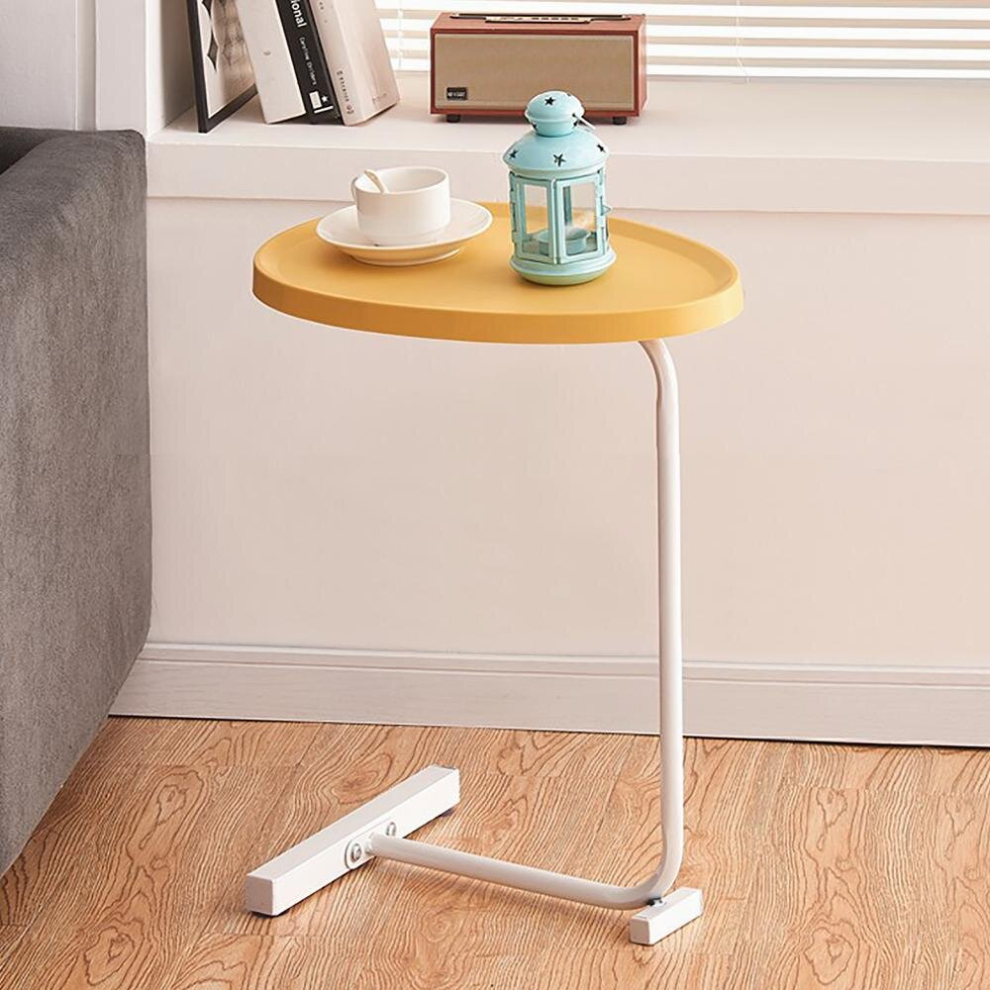 1pc ABS Tray Side Table C Shaped End Table For Couch Sofa And Bed Desktop C Table For Living Room Bedroom-image-OPC-PD8T6Q2-NEW