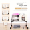 1pc functional Folding Bookshelf Stand Notebook Elevating Stand Elevating Study Table Adjustable Book Holder Projector Stand Computer Folding Table Ho 10