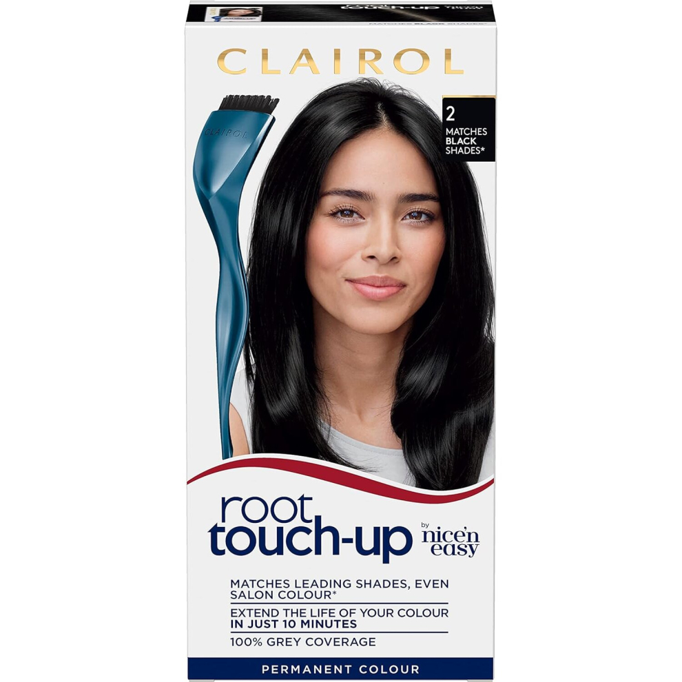 Clairol Nice'n Easy Root Touch-Up Permanent 2 Black Hair Dye