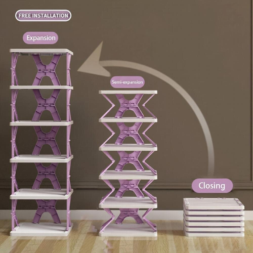1pc layer Folding Shoe Rack Indoor Room Storage Rack Object Shoe Rack 1