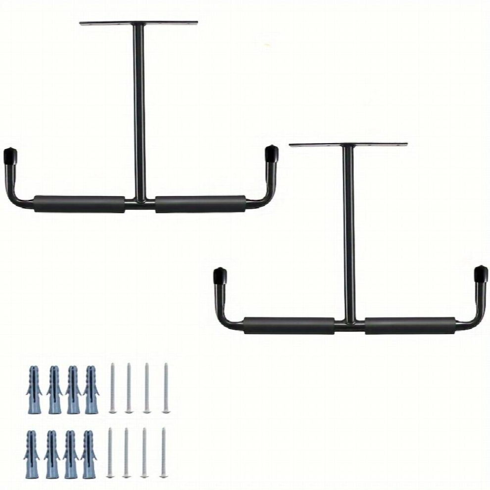 1pc Metal Garage Storage Hook Rack Ceiling Installation Heavy Duty Practical Hook Ladder Hanging Storage Hook Suitable For Hanging Hoses Wood And Othe-image-OPC-PD8T6D5-NEW