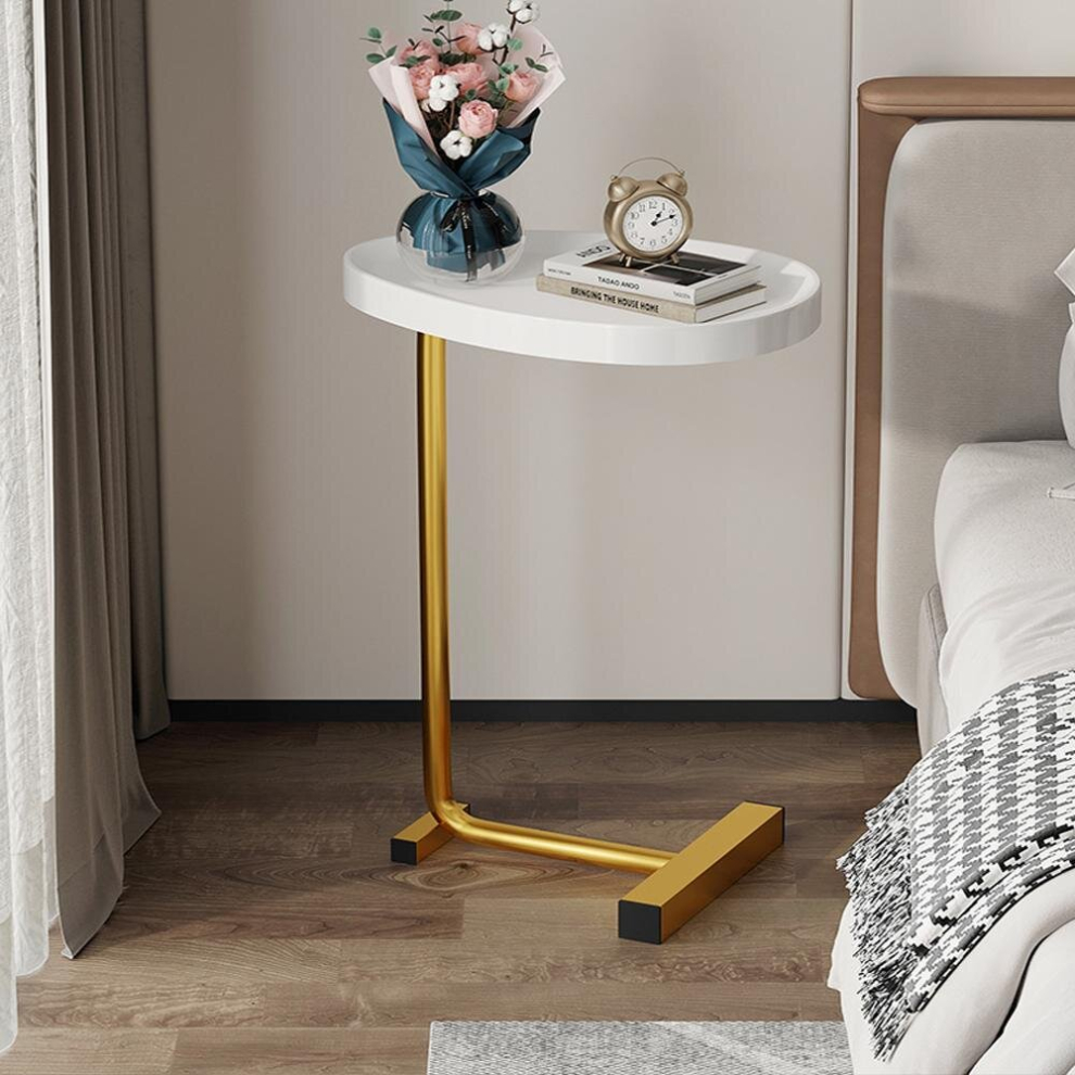 1pc Golden Small Coffee Table Side Table Corner Table Bedside Table Living Room Bedroom Garden Decoration Furniture Space Saving-image-OPC-PD8T6SR-NEW