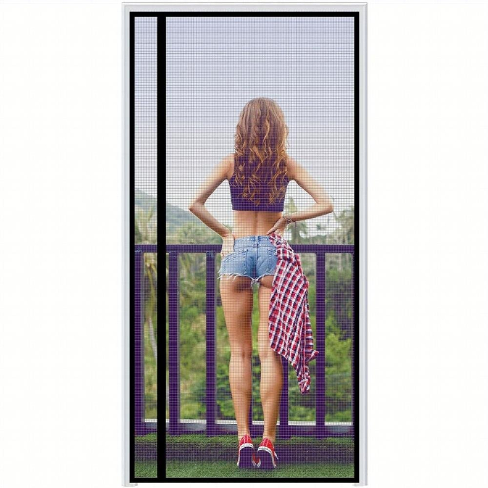 Upgrade Your Home With A 1 Set Magnetic Screen Door Reversible Strong Magnet Closure Perfect For Single Front Doors 885681185471