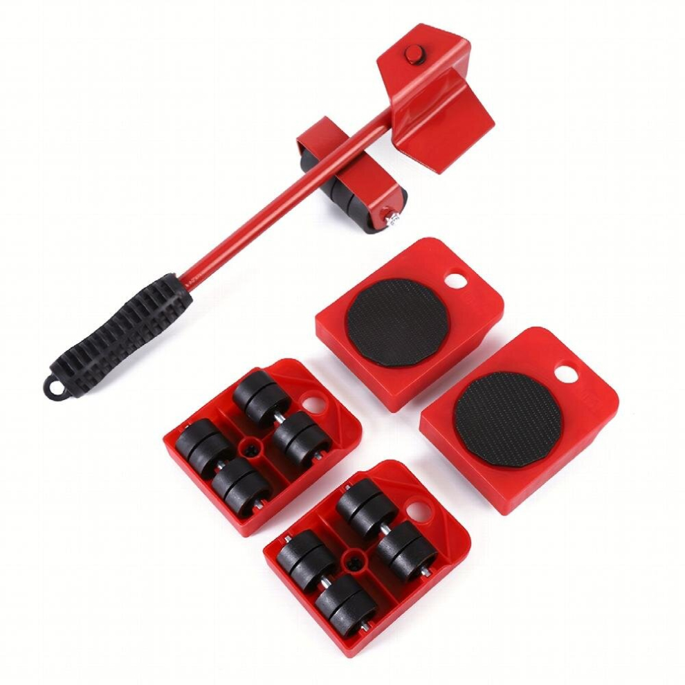 5Pcs Plastic Casters For Easy Moving Upgraded Red Moving Tool Red Casters 885681184771