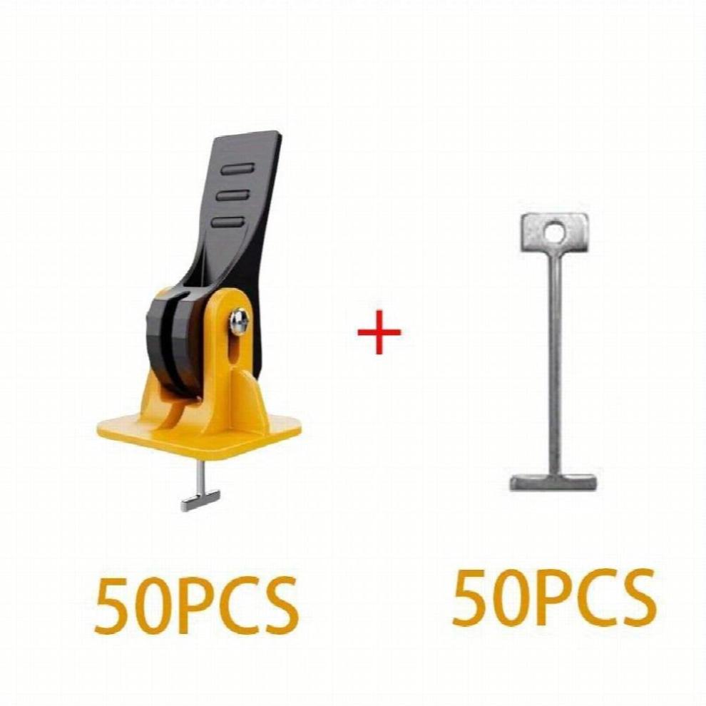 100Pcs Reusable Tile Leveling System For Floor Tiles Hand Tile Leveling Device Construction Tool Parts Set 885681186515