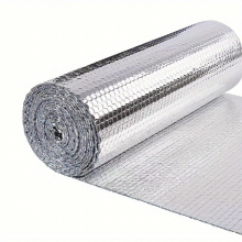 1pc Reflective Insulation Foam Sheet For Winte r Double Side Aluminum Foil Bubble Roll For Keep Heat Thermal Shield Radiant Barrier