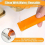 2pcs Easy Limescale Eraser Remove Rust And Scale From Bathroom And Kitchen Surfaces With Rubber Brush 5