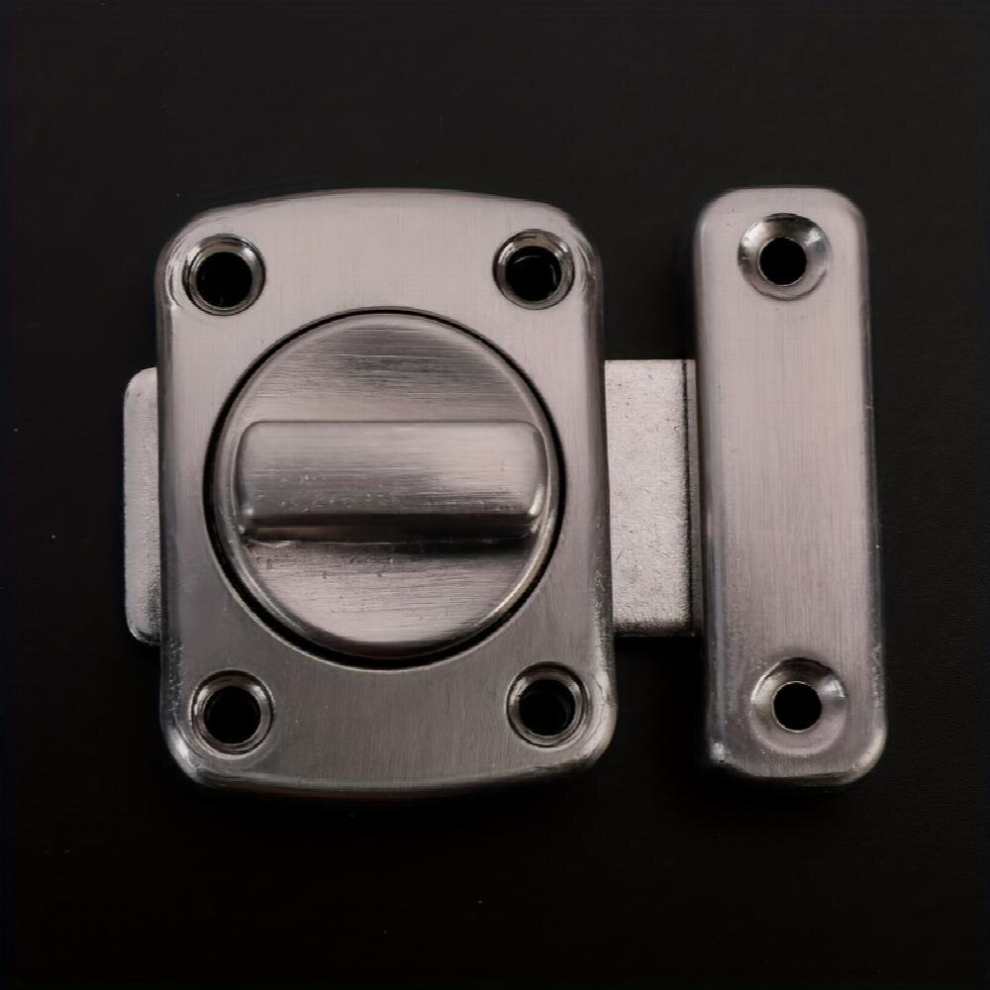 1Pc Home Security Door Lock Rotate Bolt Latch Gate Latches Door Slide Lock Twist Rotating Barrel Lock For Bathroom Toilet Door Lock Catch Latch Bolt 885681185754