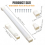 1pc Downspout Extender Telescopic Rain Gutter Drain Rain Gutter Downspout Extension Flexible Stormwater Drainage Tool 4