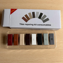 8 11pcs Hard Wax Tile Floor Repair Kit Quick Drying Help Make Repair Project Easier Heating By Melting Tool
