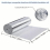 1pc Double Layer Reflective Bubble Insulation Board 49 X 3 05meter Double Layer Composite Aluminum Foil Bubble Insulation Roll Reflective Insulation F 4