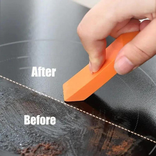 2pcs Easy Limescale Eraser Remove Rust And Scale From Bathroom And Kitchen Surfaces With Rubber Brush 1
