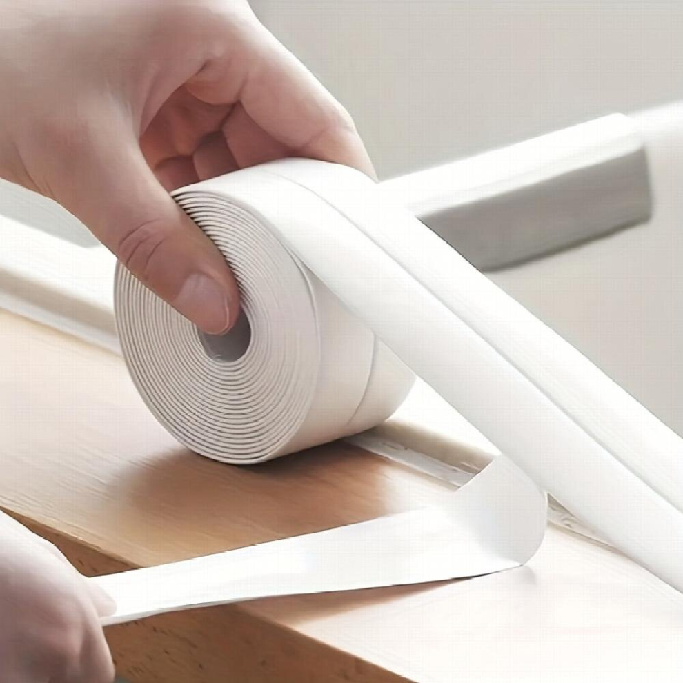 1 Roll Waterproof And Mildew Resistant Toilet Caulk Strips Kitchen Bathroom Self Adhesive Sealing Tape Bathroom Waterproof Tape Pretty Seam Sticker Fo 885681187246