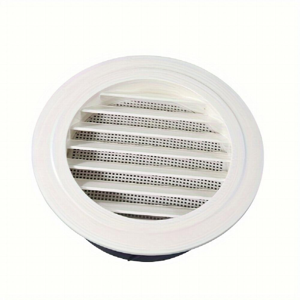 1Pc Abs Round Air Outlet Central Air Conditioning Outlet Adjustable Air Volume Ventilation Exhaust Outlet Fresh Air System 885681187284