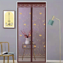 Keep Bugs Out and Enjoy Fresh Air with This Magnetic Screen Door Easy Installation No Accessories Needed
